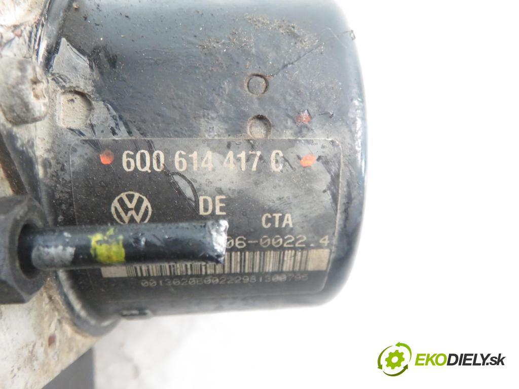 VW POLO (9N_) HB 2002 47,00 1.2 12V 64 - AZQ 1198,00 Pumpa ABS 6Q0907379F ; 6Q0614417C (Pumpy ABS)