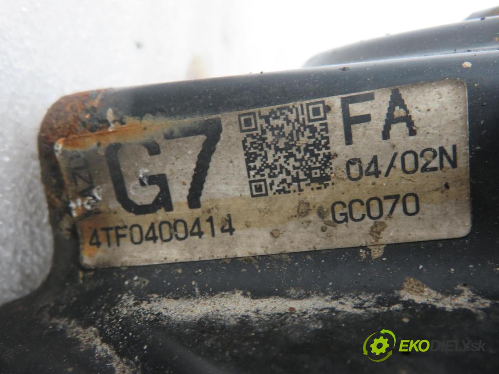 MAZDA 3 (BK) HB 2004 111,00 2.0 150 - LF17 1999,00 Prevodovka MANUALNA GC012 ; G7FA