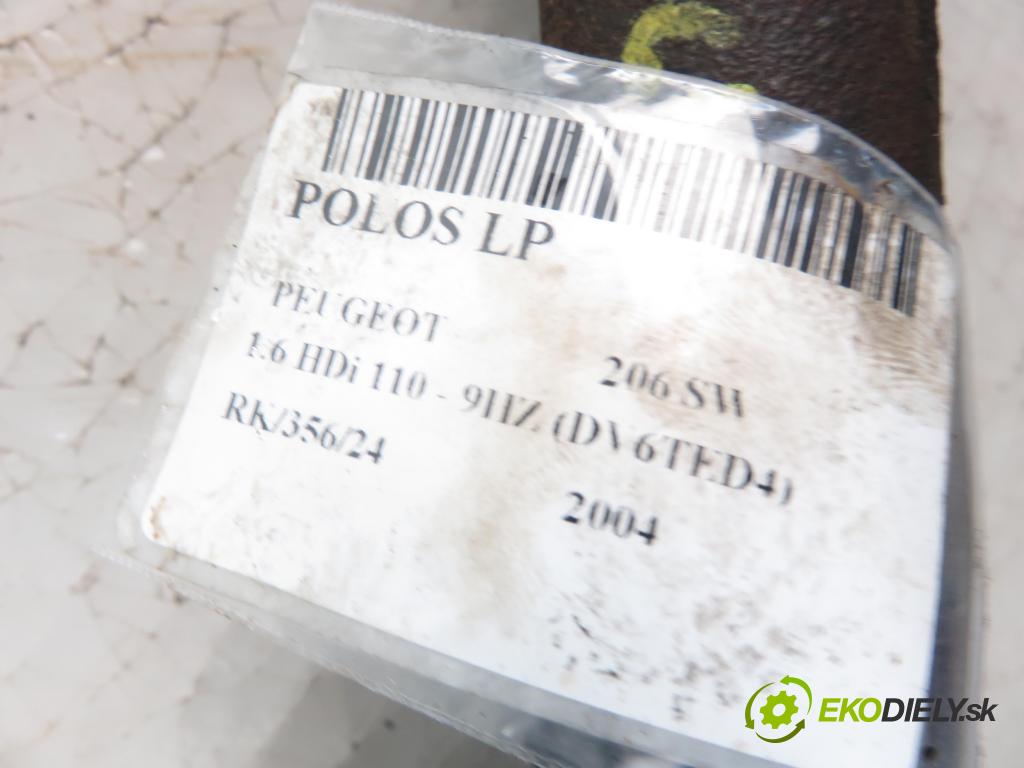 PEUGEOT 206 SW (2E/K) KOMBI 2004 80,00 1.6 HDi 110 - 9HZ (DV6TED4) 1560,00 Poloos LP