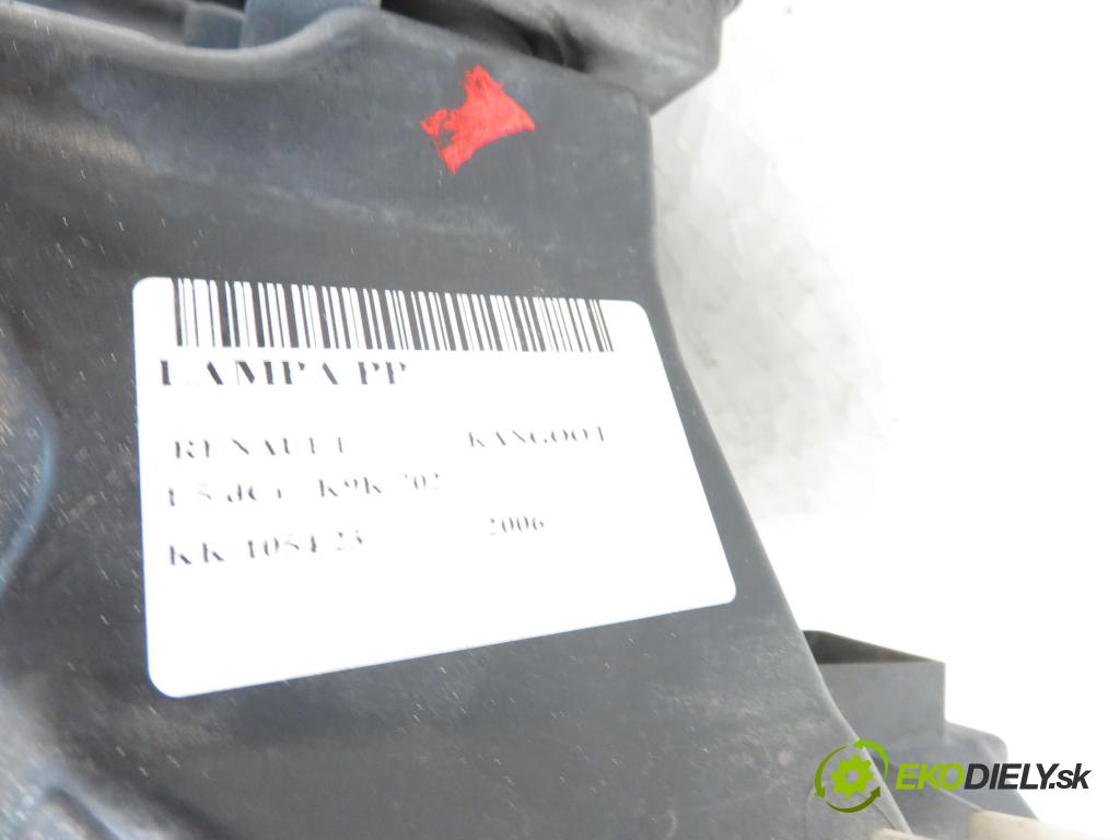 RENAULT KANGOO (KC0/1_) KOMBIVAN 2006 60,00 1.5 dCi 80 - K9K 702 1461,00 Svetlo PP 8200236591