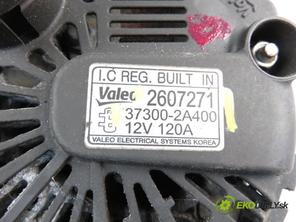 HYUNDAI i20 (PB, PBT) HB 2012 55,00 1.4 CRDi 75 - D4FC 1396,00 Alternátor 373002A400 ; 2607271 (Alternátory)