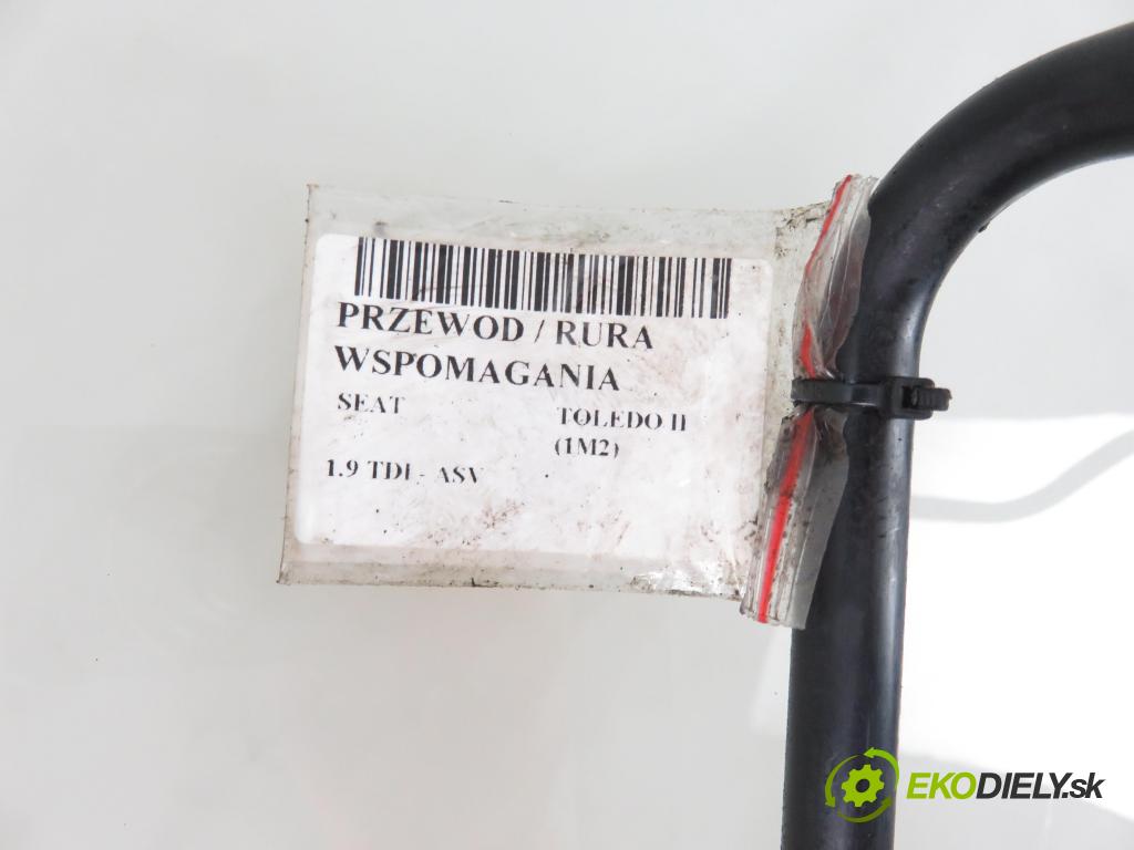 SEAT TOLEDO II (1M2) SEDAN 2001 81,00 1.9 TDI - ASV 1896,00 rúrka / Rúra servočerpadlo 1J0422893B
