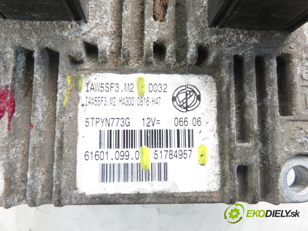 FIAT GRANDE PUNTO (199_) HB 2006 57,00 1.4 - 350 A1.000 1368,00 řídící jednotka motora 51784957 ; IAW5SF3M2