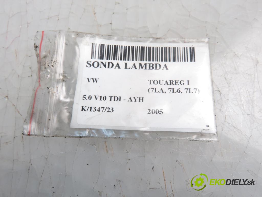VW TOUAREG (7LA, 7L6, 7L7) SUV 2005 230,00 5.0 V10 TDI PD 313 - AYH 4921,00 sonda lambda 07Z906262D ; 0281004022 (Lambda sondy)