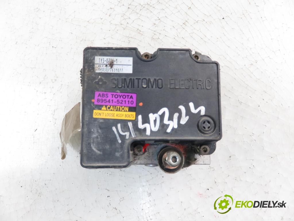 TOYOTA YARIS VERSO (_P2_) MINIVAN 2000 63,00 1.3 VVT-i 86KM- 2NZ-FE 1299,00 Pumpa ABS 8954152110 (Pumpy ABS)