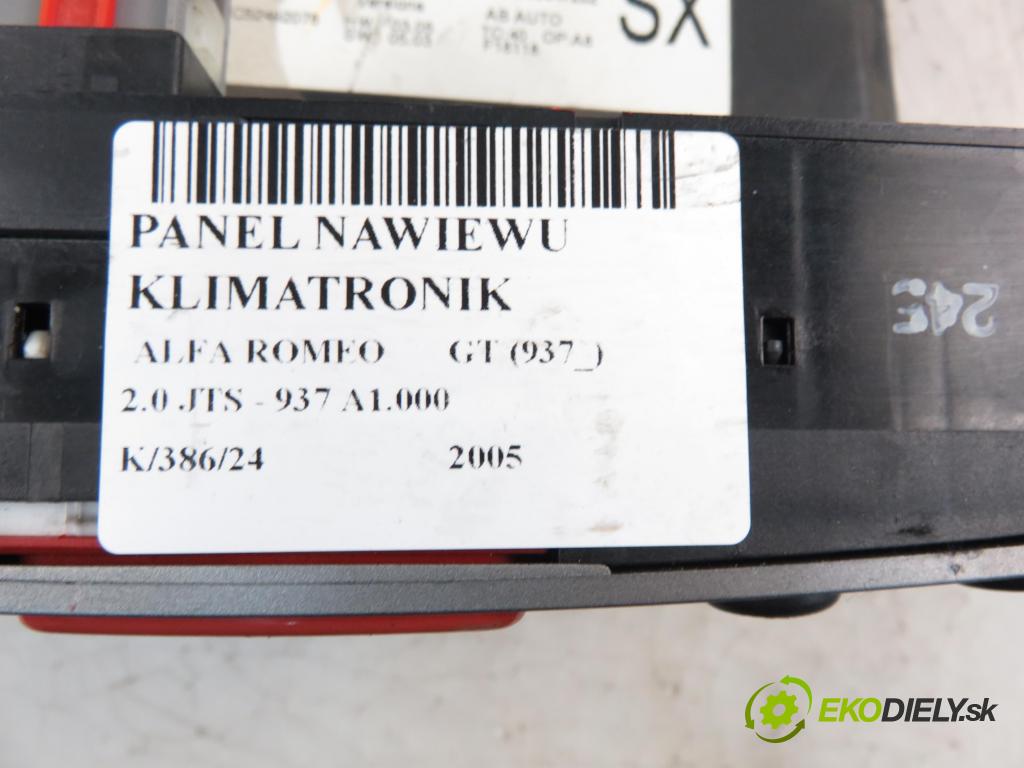 ALFA ROMEO GT (937_) COUPE 2005 121,00 2.0 JTS 165 - 937 A1.000 1970,00 Panel kúrenia KLIMATRONIK 01560513690
