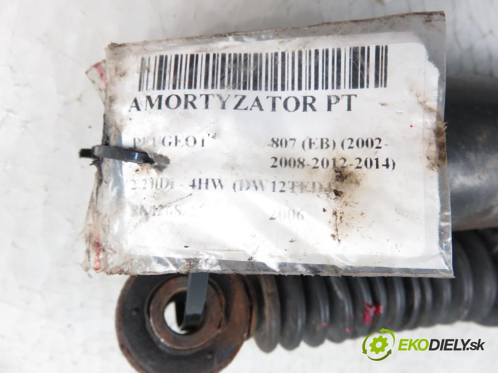 PEUGEOT 807 (EB_) MINIVAN 2006 94,00 2.2 HDi - 4HW (DW12TED4) 2179,00 Tlmič pravé zadné
