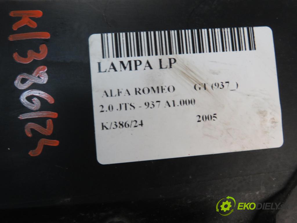 ALFA ROMEO GT (937_) COUPE 2005 121,00 2.0 JTS 165 - 937 A1.000 1970,00 Svetlo LP 60681588