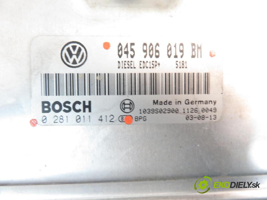 SKODA FABIA I (6Y2) HB 2004 55,00 1.4 TDI - AMF 1422,00 Riadiaca jednotka Motor 045906019BM ; 0281011412