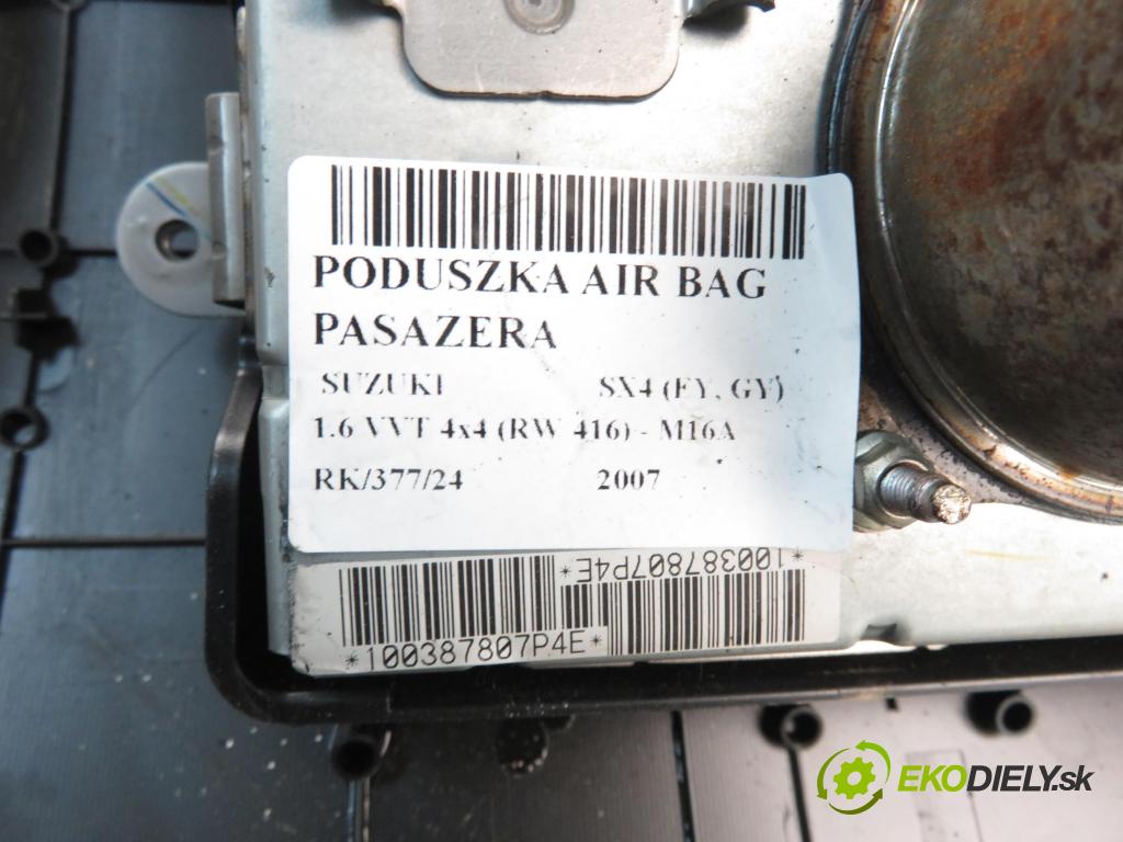 SUZUKI SX4 (EY, GY) CROSSOVER 2007 79,00 1.6 VVT 4x4 (RW 416) 107 - M16A 1586,00 AirBag air BAG CESTUJÍCÍ: 7391079J10 ; 7392097J00