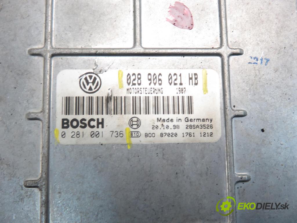 FORD GALAXY (WGR) MINIVAN 1998 81,00 1.9 TDI 110 - AFN 1896,00 Riadiaca jednotka Motor 028906021HB ; 0281001736