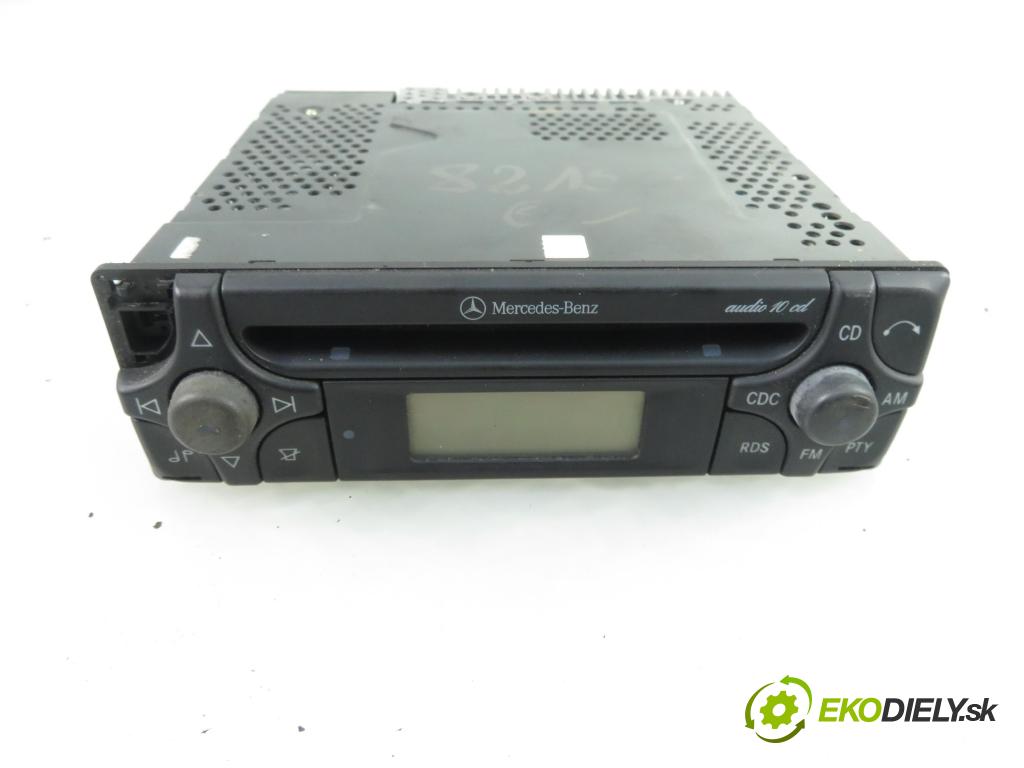 MERCEDES-BENZ KLASA A (W168) HB 2003 75,00 1.6 102 A 160  M 166.960 1598,00 RADIO CD A1708200386