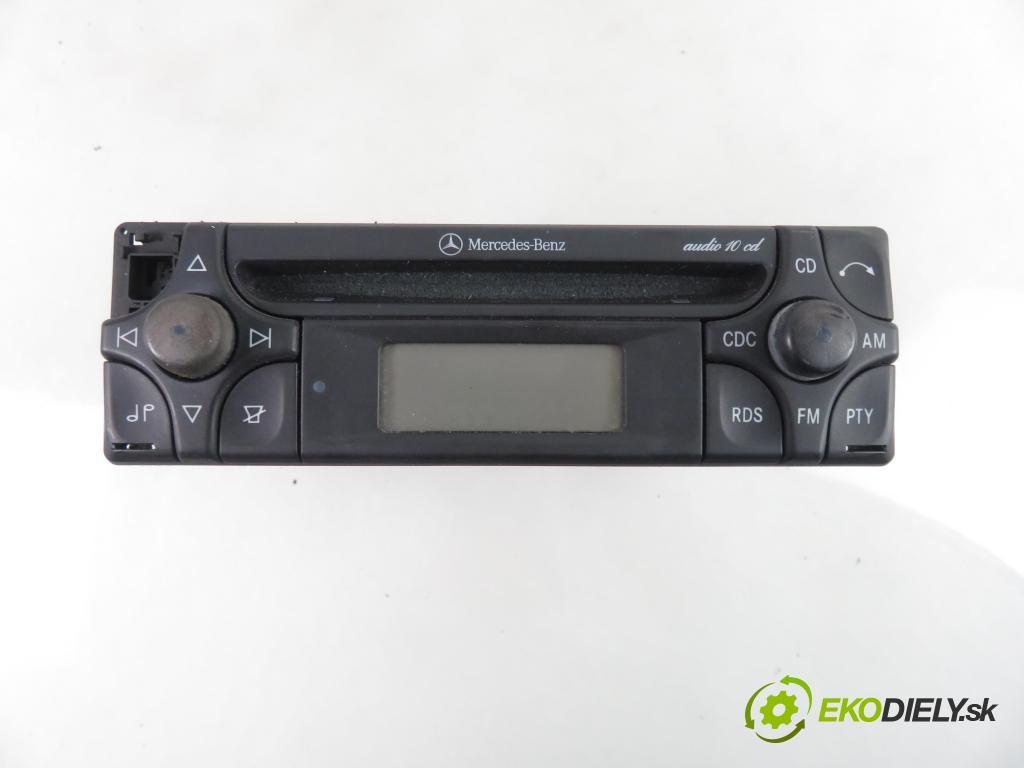 MERCEDES-BENZ KLASA A (W168) HB 2003 75,00 1.6 102 A 160  M 166.960 1598,00 RADIO CD A1708200386
