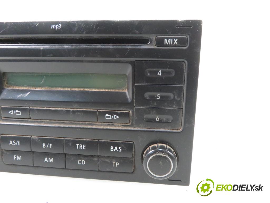 VW SHARAN (7M8, 7M9, 7M6) MINIVAN 2007 85,00 1.9 TDI - BVK 1896,00 RADIO CD 6Q0035152D