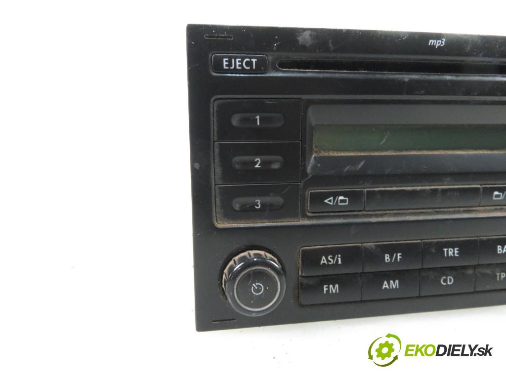 VW SHARAN (7M8, 7M9, 7M6) MINIVAN 2007 85,00 1.9 TDI - BVK 1896,00 RADIO CD 6Q0035152D