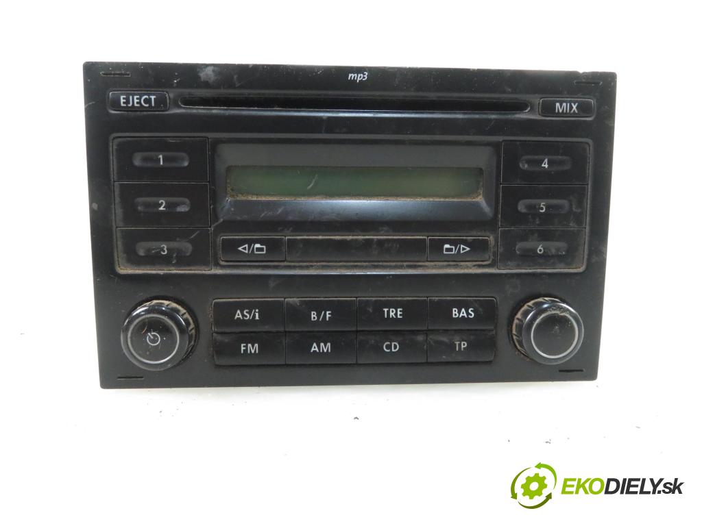 VW SHARAN (7M8, 7M9, 7M6) MINIVAN 2007 85,00 1.9 TDI - BVK 1896,00 RADIO CD 6Q0035152D