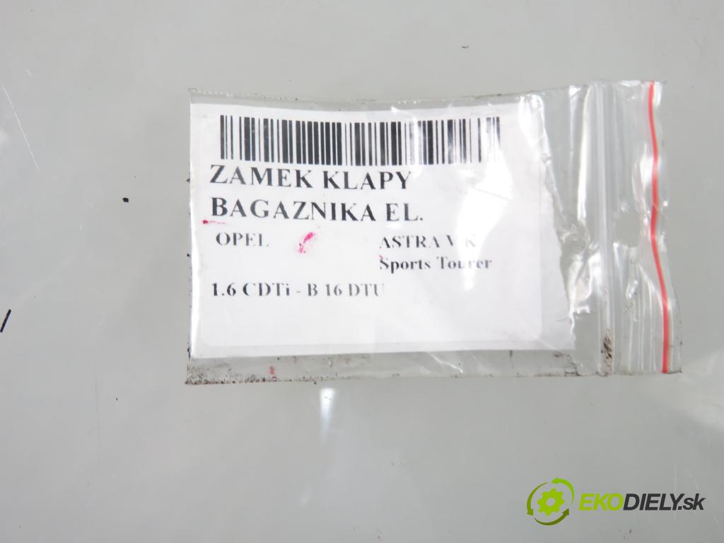 OPEL ASTRA K Sports Tourer KOMBI 2016 81,00 1.6 CDTi - B 16 DTU 1598,00 zámok dveří kufr EL. 13509599