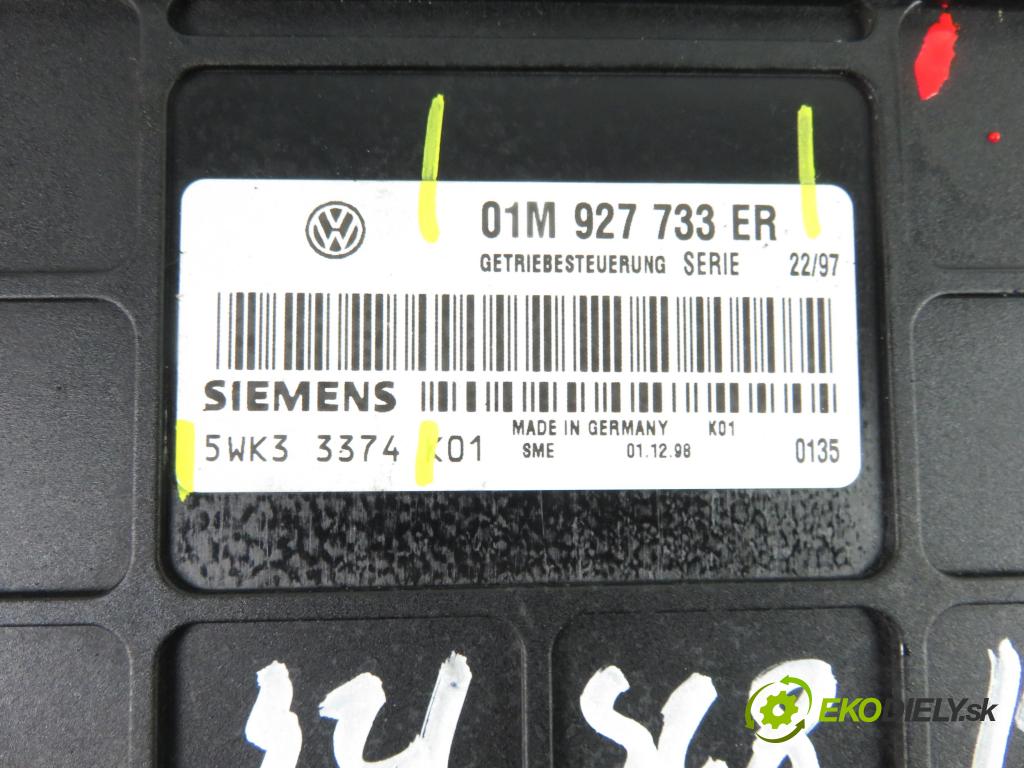 AUDI A3 (8L1) HB 2000 92,00 1.8 - AGN 1781,00 Riadiaca jednotka prevodovky 01M927733ER ; 5WK33374