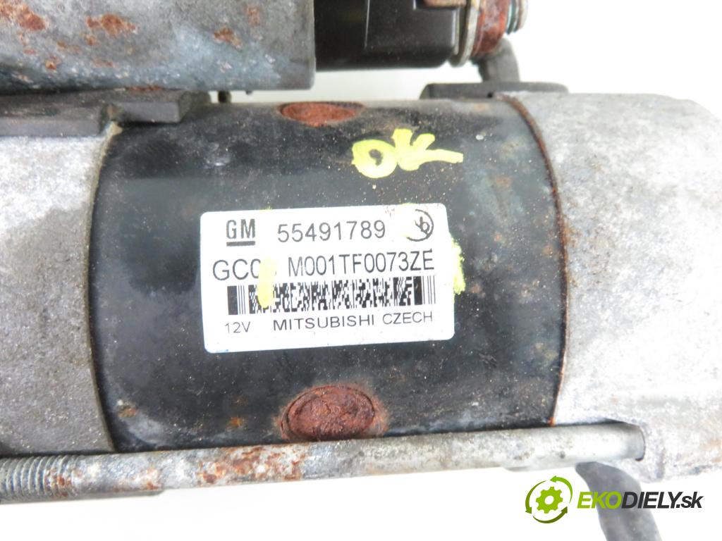 OPEL ASTRA K Sports Tourer KOMBI 2016 81,00 1.6 CDTi - B 16 DTU 1598,00 Štartér M001TF0073ZE ; 55491789 (Štartéry)