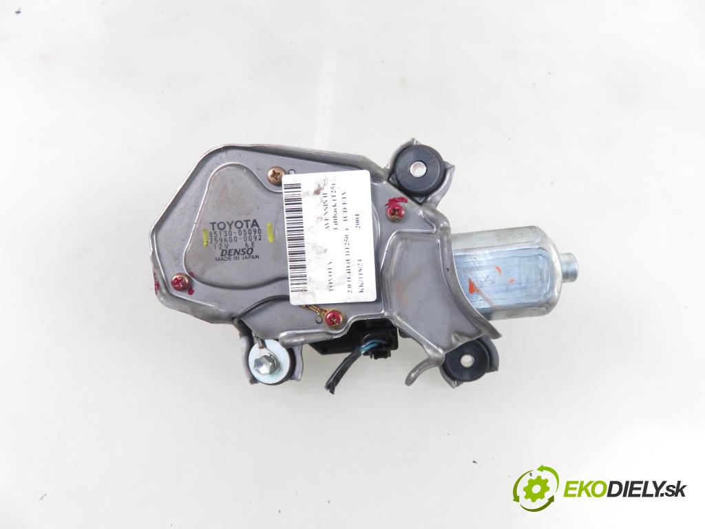 TOYOTA AVENSIS (_T25_) LIFTBACK 2004 85,00 2.0 D-4D 116 - 1CD-FTV 1995,00 Motorček stierače zadné 8513005090 ; 2596000092