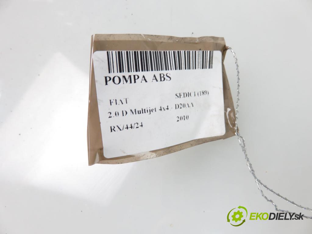 FIAT SEDICI (189_) CROSSOVER 2010 99,00 2.0 D Multijet 4x4 - D20AA 1956,00 Pumpa ABS 0265800918 ; 5611055L10 ; 0265237050 (Pumpy ABS)
