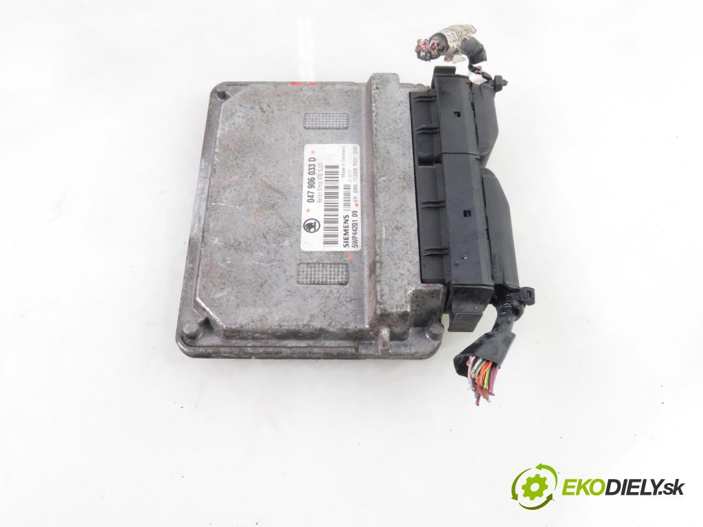 SKODA FABIA I (6Y2) HB 2001 44,00 1.4 MPi 60 - AZE 1397,00 Riadiaca jednotka Motor 047906033D ; 5WP4420109