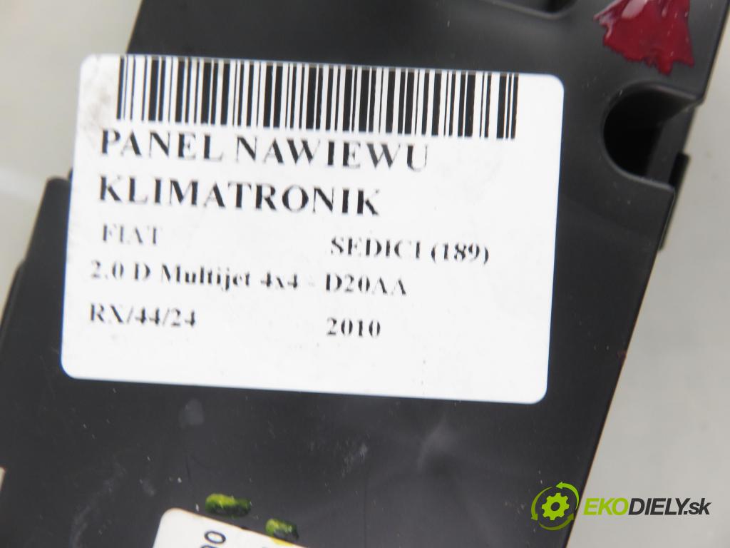 FIAT SEDICI (189_) CROSSOVER 2010 99,00 2.0 D Multijet 4x4 - D20AA 1956,00 Panel kúrenia KLIMATRONIK 3951055L00 ; 2370400544