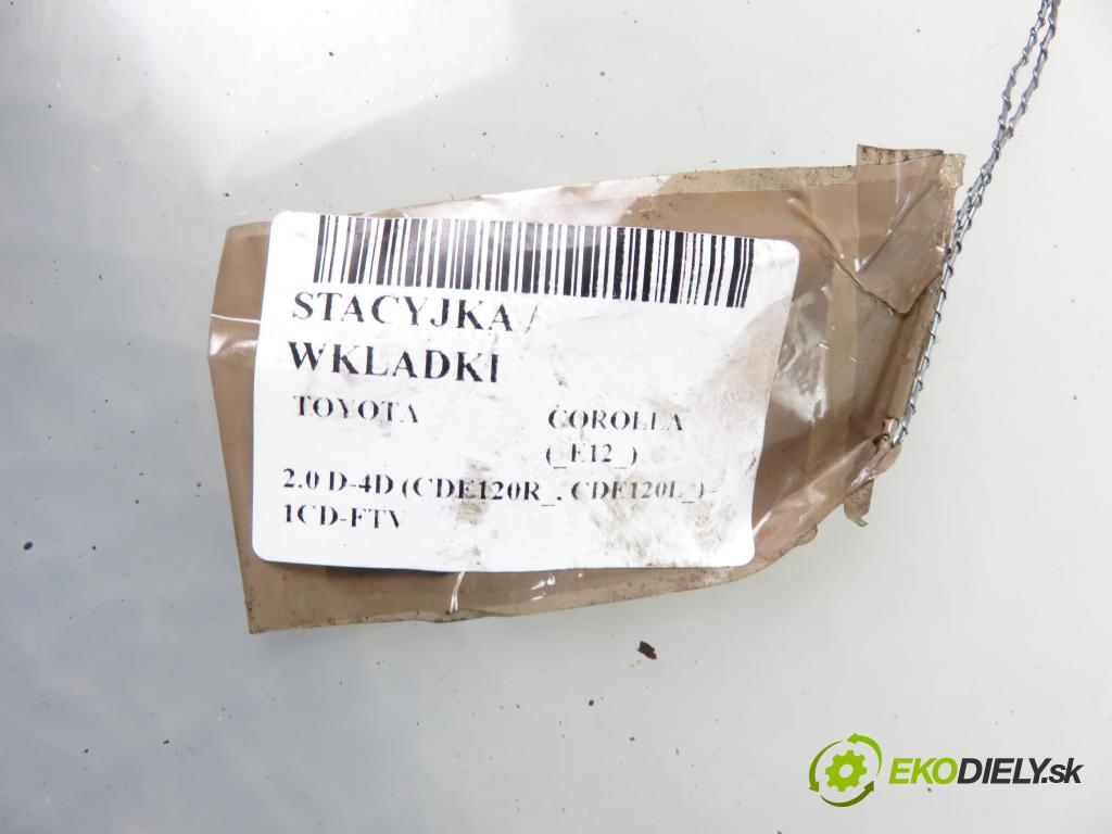 TOYOTA COROLLA (_E12_) HB 2003 66,00 2.0 D-4D 1995,00 spinačka 8978302020 (Spínacie skrinky a kľúče)