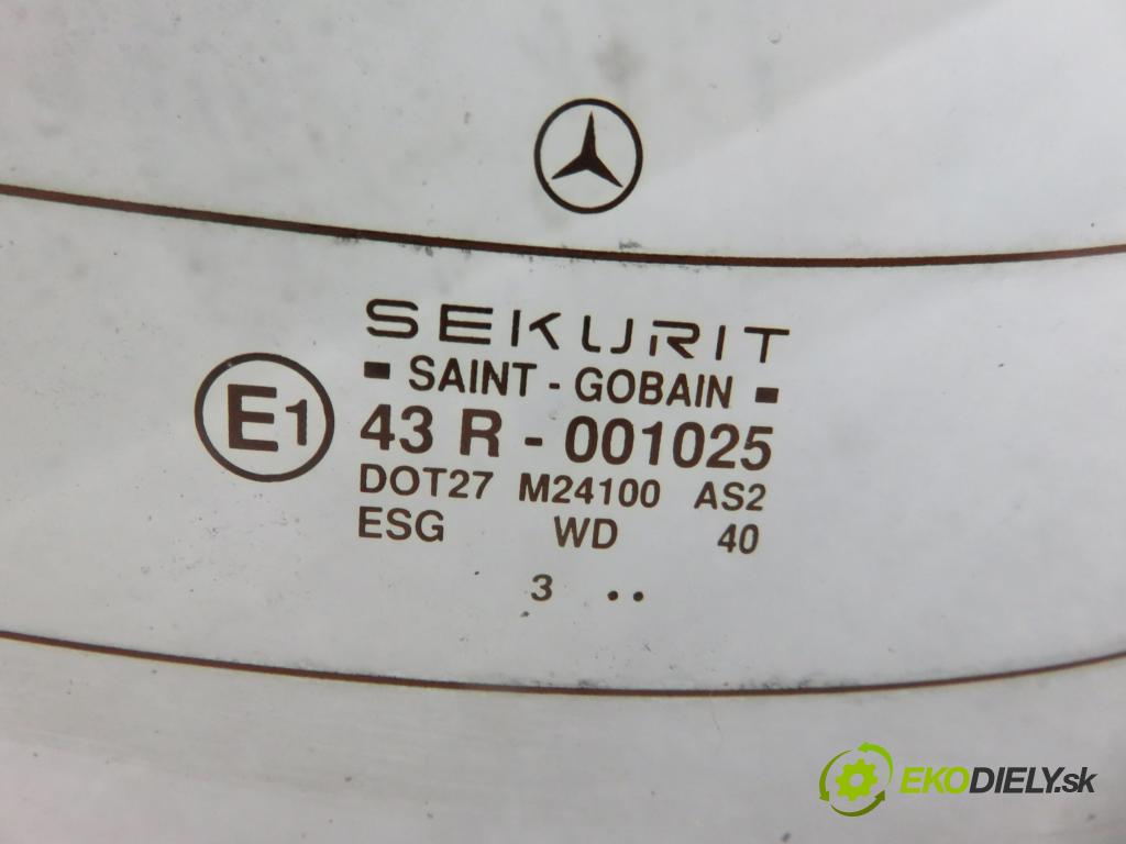 MERCEDES-BENZ Sedan (W124) SEDAN 1989 87,00 200 E (124.021) - M 102.963 1996,00 okno zadní část SEDAN