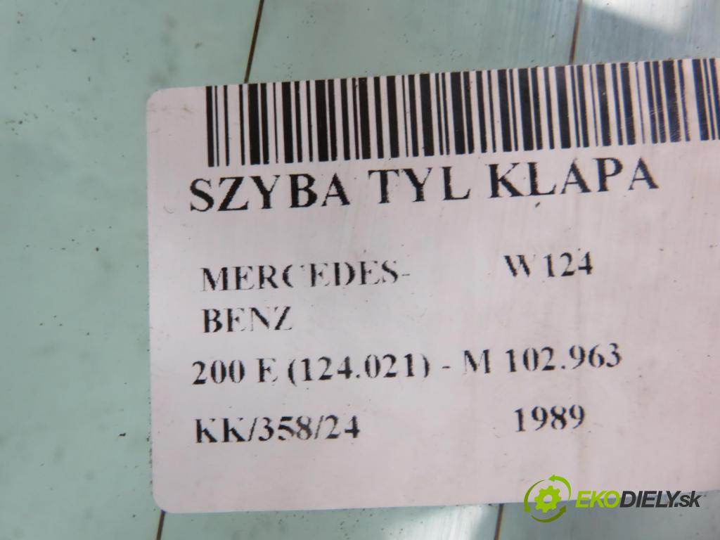 MERCEDES-BENZ Sedan (W124) SEDAN 1989 87,00 200 E (124.021) - M 102.963 1996,00 okno zadní část SEDAN