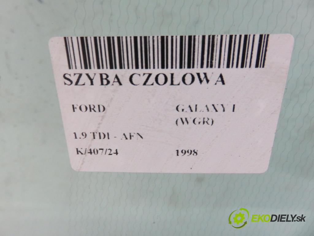 FORD GALAXY (WGR) MINIVAN 1998 81,00 1.9 TDI 110 - AFN 1896,00 okno PŘEDNÍ