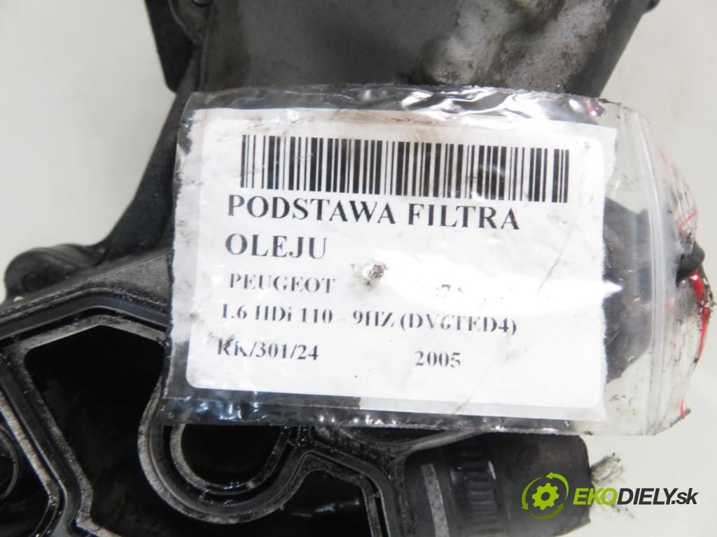 PEUGEOT 407 SW (6E_) KOMBI 2005 80,00 1.6 HDi 110 - 9HZ (DV6TED4) 1560,00 Obal filtra oleja 9656970080 (Obaly filtrov oleja)