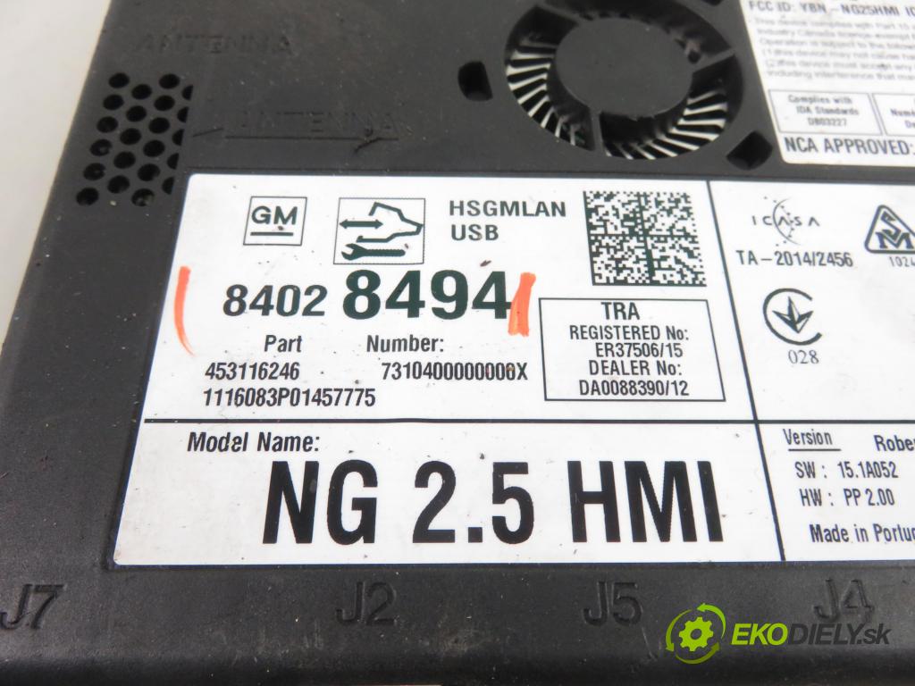 OPEL ASTRA K Sports Tourer KOMBI 2016 81,00 1.6 CDTi - B 16 DTU 1598,00 CZYTNIK navigace 84028494 (Ostatní)