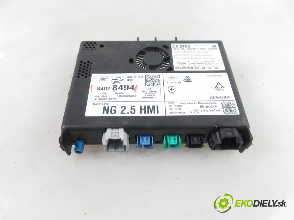 OPEL ASTRA K Sports Tourer KOMBI 2016 81,00 1.6 CDTi - B 16 DTU 1598,00 CZYTNIK navigace 84028494 (Ostatní)