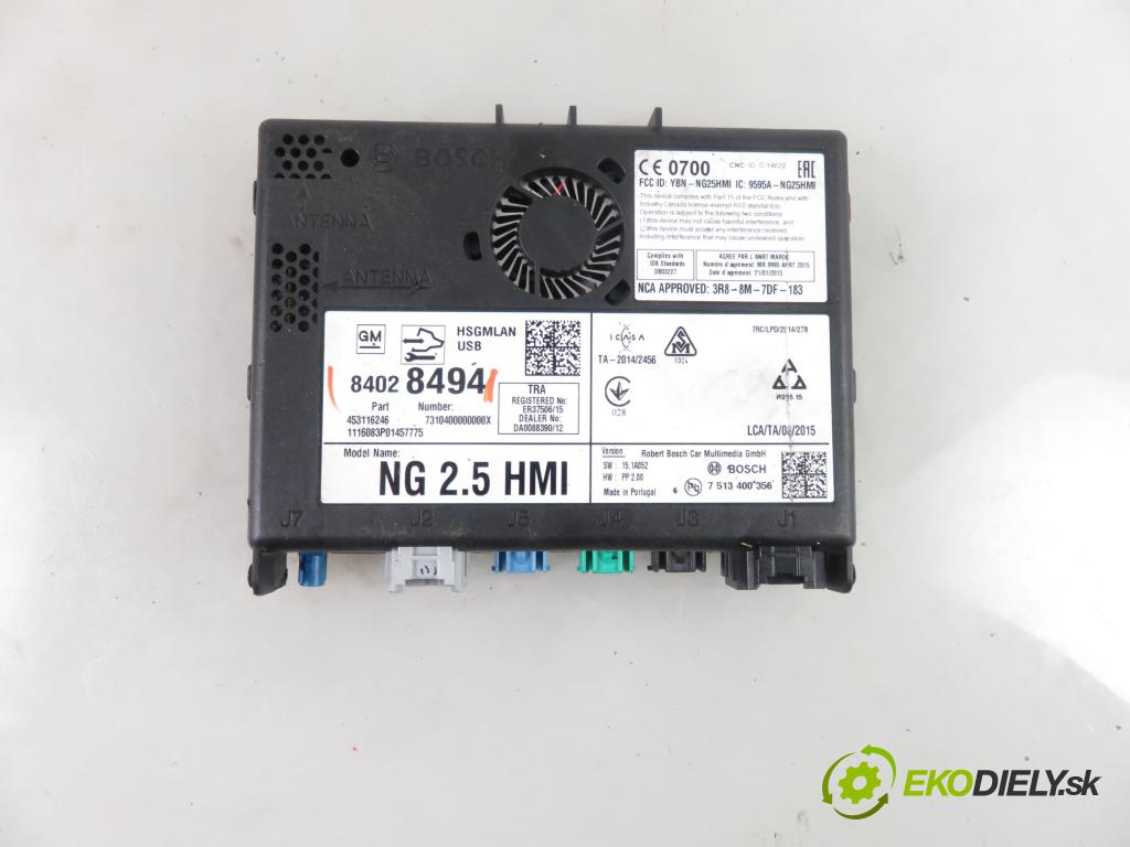 OPEL ASTRA K Sports Tourer KOMBI 2016 81,00 1.6 CDTi - B 16 DTU 1598,00 CZYTNIK navigace 84028494 (Ostatní)