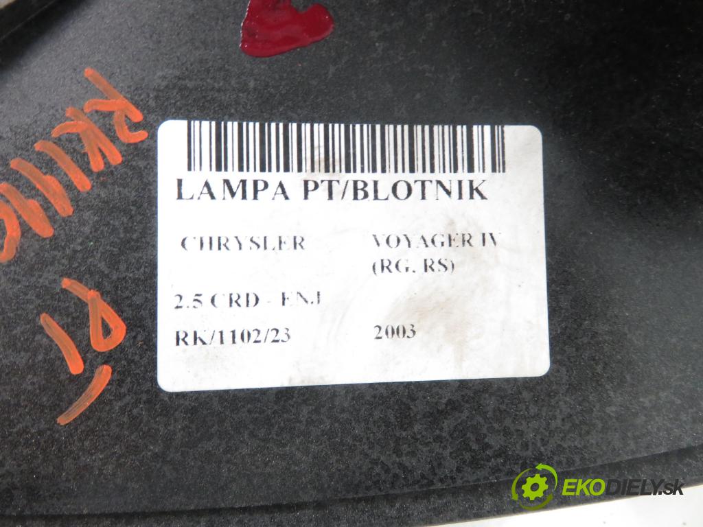 CHRYSLER VOYAGER IV (RG, RS) MINIVAN 2003 105,00 2.5 CRD 143 - ENJ 2499,00 Svetlo pravé zadné 04857306AB