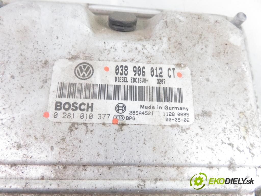 VW POLO (6N2) HB 2000 47,00 1.9 SDI - ASX 1896,00 Riadiaca jednotka Motor 038906012CT ; 0281010377