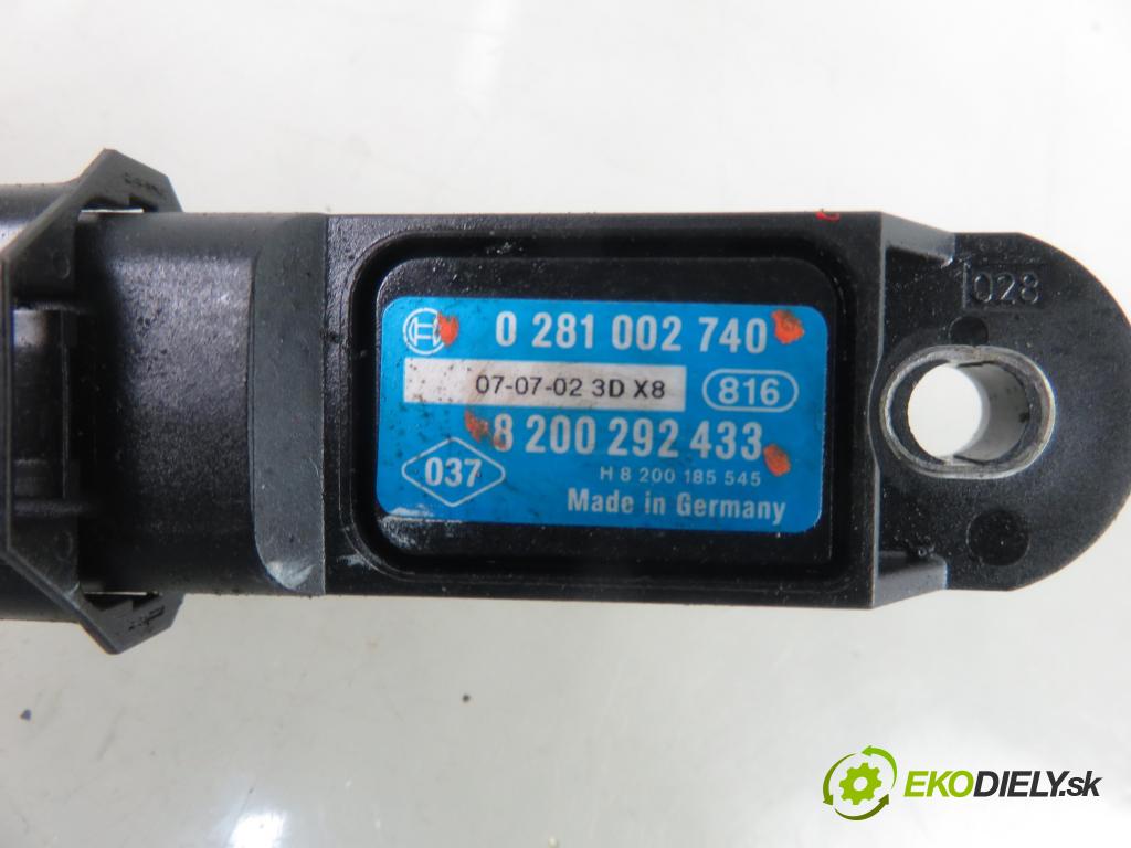 RENAULT KOLEOS I (HY_) SUV 2009 110,00 2.0 dCi 4x4 150 1995,00 snímač TLAK: MAP senzor 0281002740 ; 8200292433
