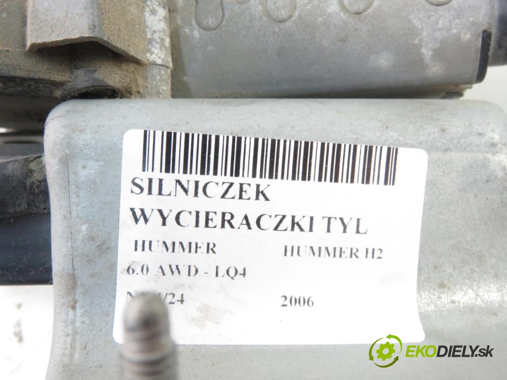 HUMMER HUMMER H2 SUV 2006 249,00 6.0 AWD - LQ4 5967,00 Motorček stierače zadné 15827257