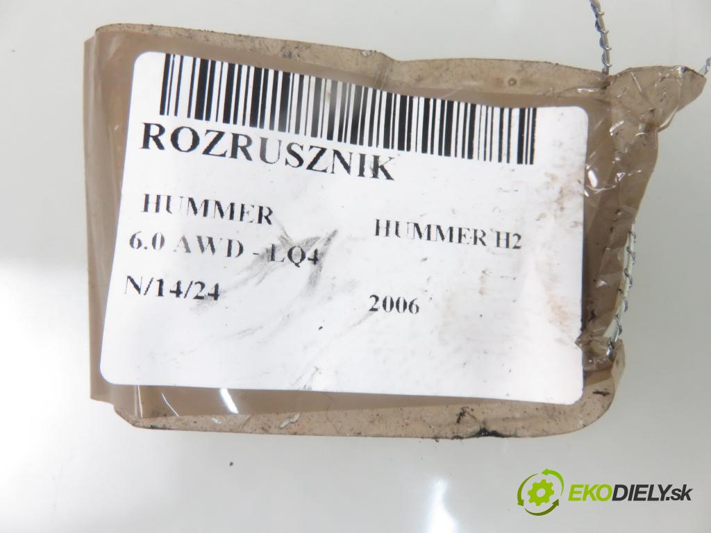 HUMMER HUMMER H2 SUV 2006 249,00 6.0 AWD - LQ4 5967,00 Štartér  (Štartéry)