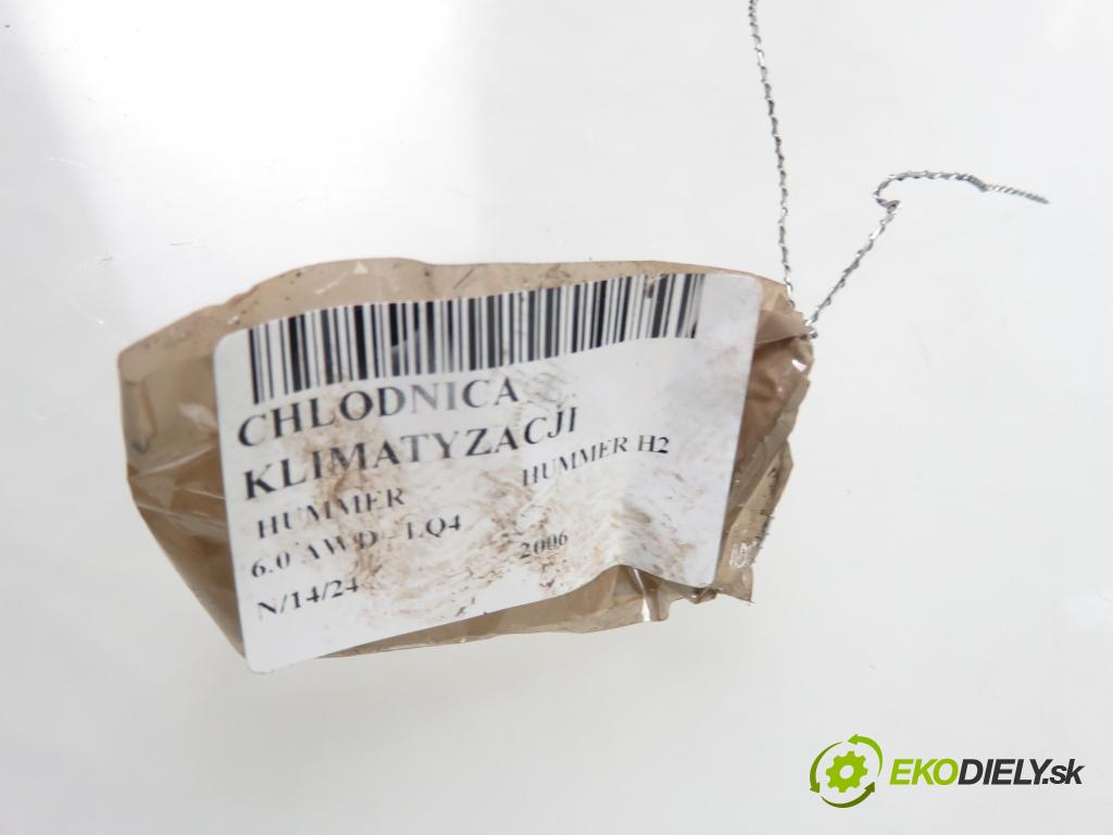 HUMMER HUMMER H2 SUV 2006 249,00 6.0 AWD - LQ4 5967,00 chladič klimatizácie 15790358 (Chladiče klimatizácie)