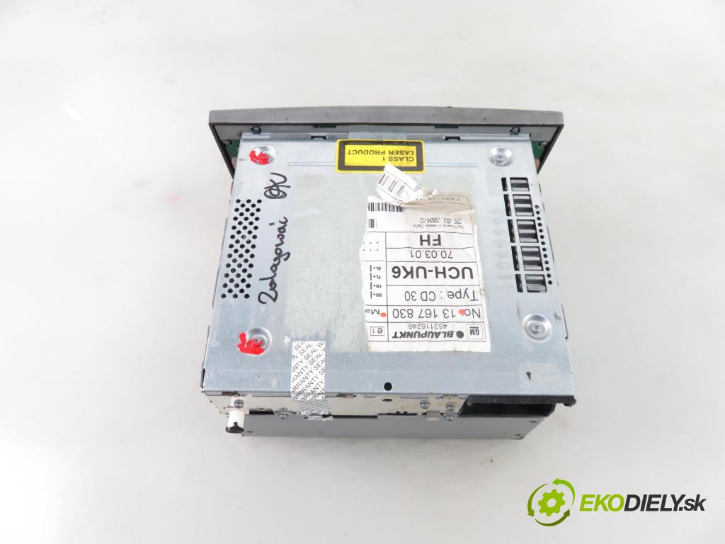 OPEL MERIVA A nadwozie wielkoprzestrzenne (MPV) (X03) MINIVAN 2005 66,00 1.4 16V Twinport - Z 14 XEP 1364,00 RADIO CD 13167830