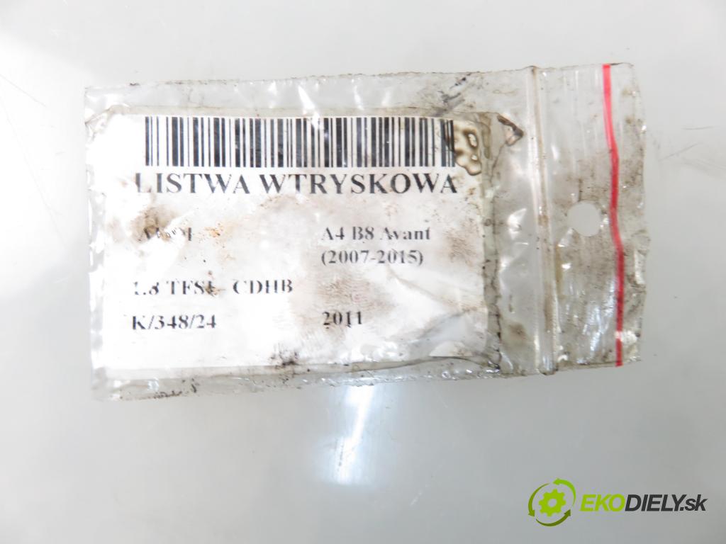 AUDI A4 Avant (8K5, B8) KOMBI 2011 118,00 1.8 TFSI - CDHB 1798,00 Lišta vstrekovacia 06J133317AB ; 06J906051D (Vstrekovacie lišty)