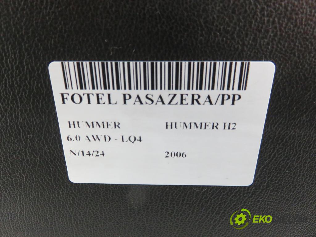 HUMMER HUMMER H2 SUV 2006 249,00 6.0 AWD - LQ4 5967,00 Sedadlo CESTUJÚCI/PP