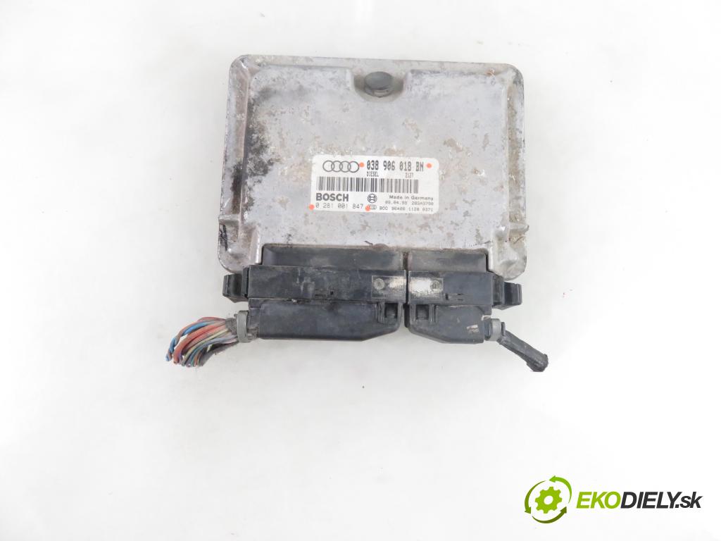AUDI A3 (8L1) HB 2002 66,00 1.9 TDI 90 - ALH 1896,00 Riadiaca jednotka Motor 038906018BN ; 0281001847