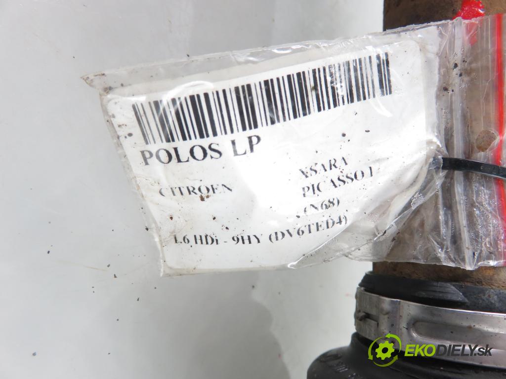 CITROEN XSARA PICASSO (N68) MINIVAN 2004 80,00 1.6 HDi 109 - 9HY (DV6TED4) 1560,00 Poloos LP