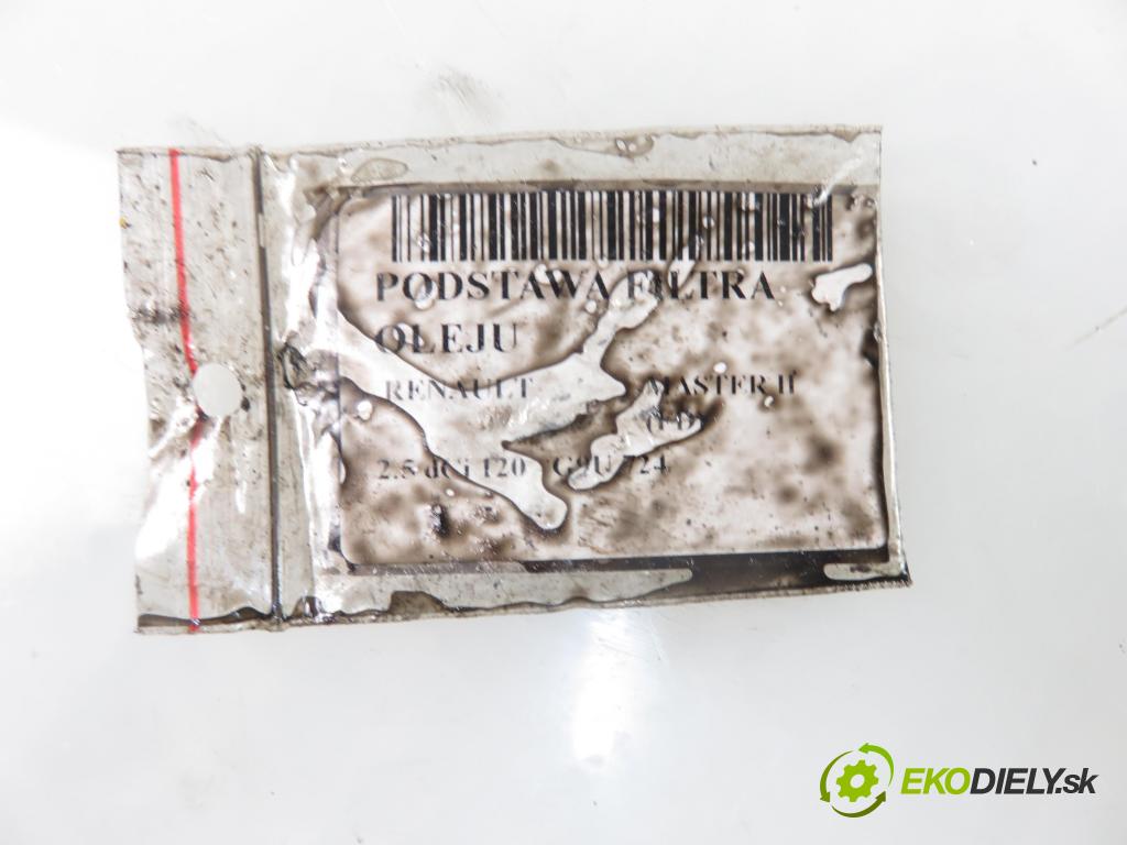 RENAULT MASTER II Skrzynia (FD) FURGON 2003 84,00 2.5 dCi 120 - G9U 724 2464,00 obal filtra oleje  (Kryty filtrů oleje)