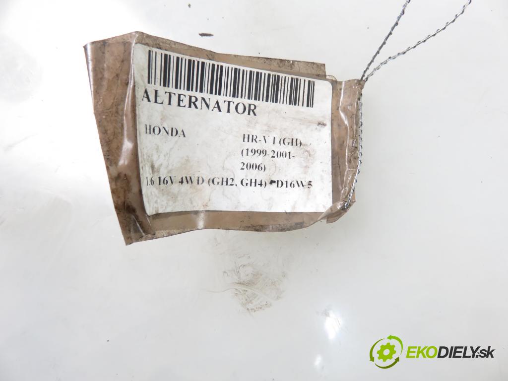 HONDA HR-V (GH) CROSSOVER 2005 91,00 1.6 16V 4WD (GH2, GH4) - D16W5 1590,00 Alternátor 1022112270 (Alternátory)