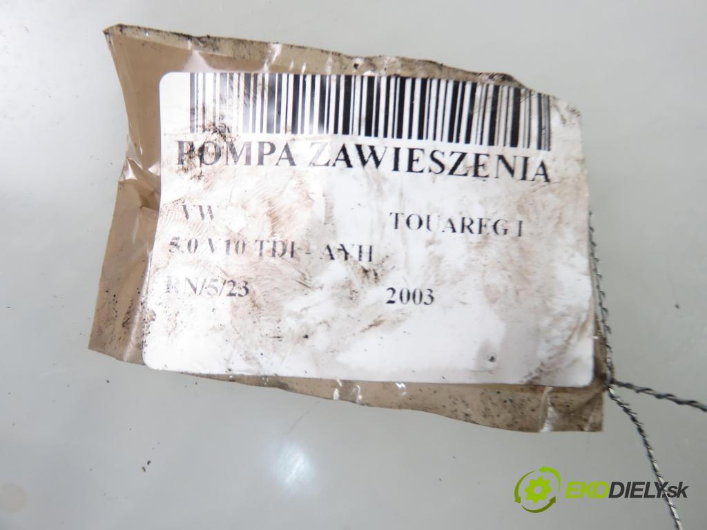 VW TOUAREG (7LA, 7L6, 7L7) SUV 2003 230,00 5.0 V10 TDI PD 313 - AYH 4921,00 Pumpa nápravy 7L0616006C ; 15150000193