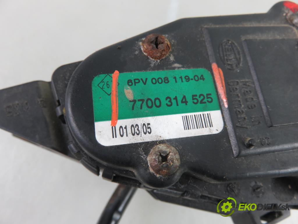 RENAULT MASTER II Skrzynia (FD) FURGON 2005 0,00 2.5 dCi 120 - G9U 754 2464,00 Potenciometer plynového pedálu 7700314525 ; 6PV00811904 (Pedále)